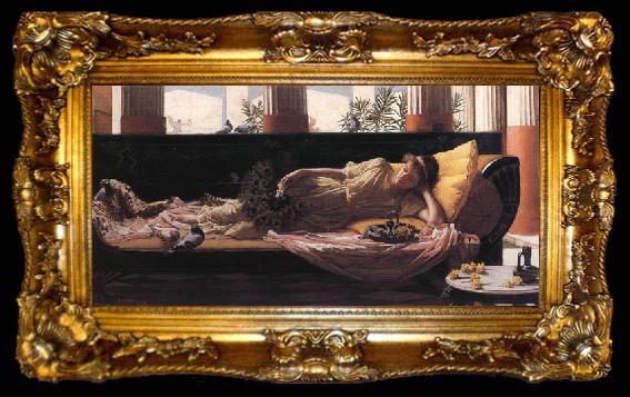 framed  John William Waterhouse Dolce Far Niente, ta009-2